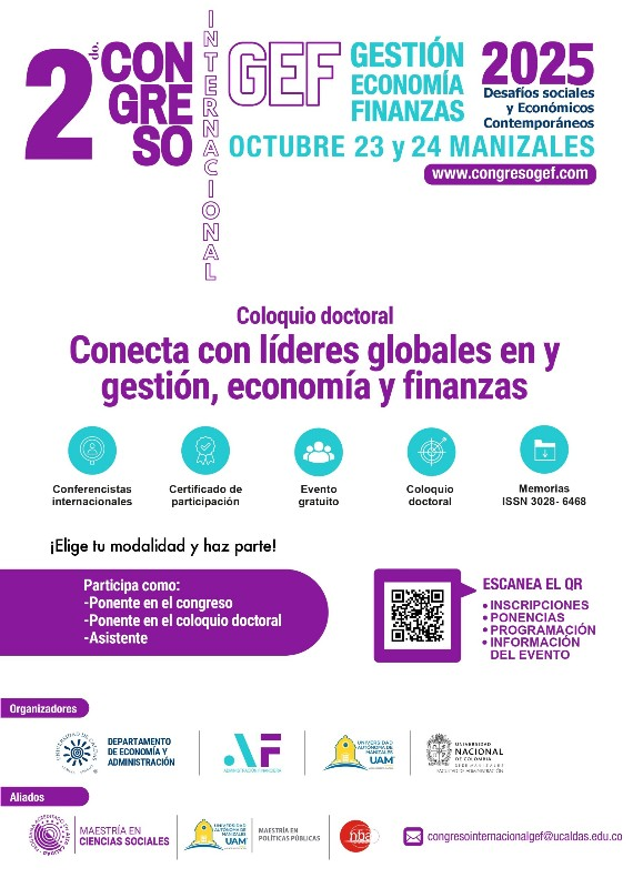 Segundo Congreso Internacional de Gestión Economía y Finanzas